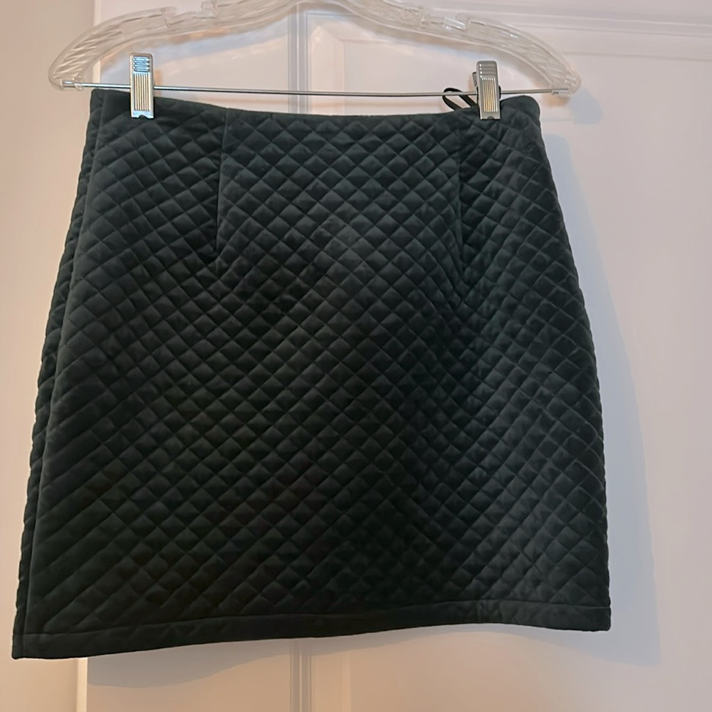 Small velvet skirt (above knee)